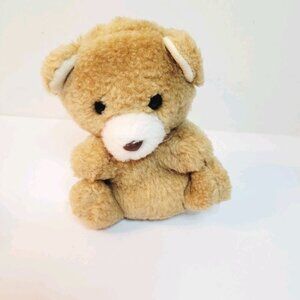 Vtg 1981 Mini Light Brown Tan Gund Teddy Bear Stuffed Animal Plush 5"